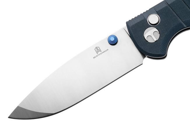 Afbeelding voor Bestechman Goodboy BMK04I Satin D2, Grey G10, zakmes, Keanu Alfaro design