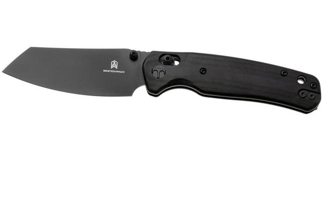 Bild für Bestechman Cicada's Wing BMK06-C-6 PVD 10Cr15MoV, Black G10, Taschenmesser