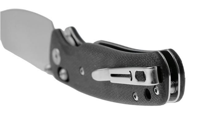 Afbeelding voor Bestechman Cicada's Wing BMK06-M-3 Satin 10Cr15MoV, Grey Micarta, zakmes
