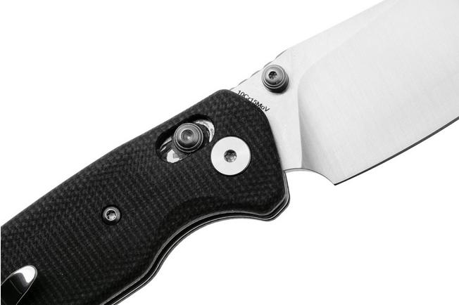 Afbeelding voor Bestechman Cicada's Wing BMK06-M-3 Satin 10Cr15MoV, Grey Micarta, zakmes
