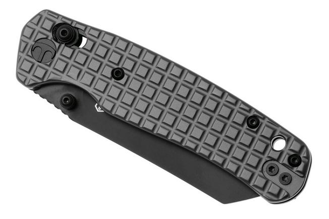 Afbeelding voor Bestechman Cicada's Wing BMK06-S-2 Black PVD 10Cr15MoV, Grey PVD Stainless Steel, zakmes