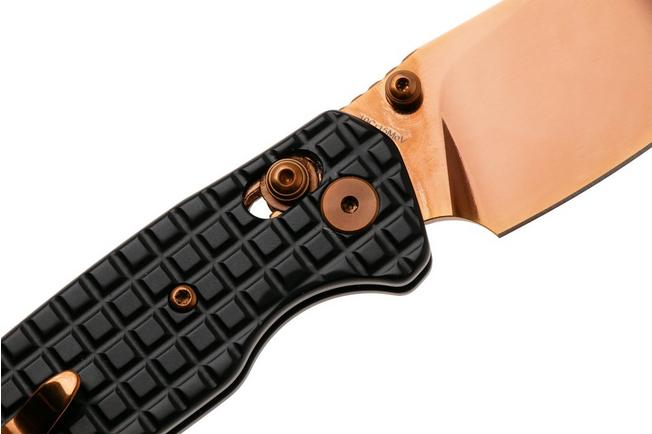 Afbeelding voor Bestechman Cicada's Wing BMK06-S-3 Bronze PVD 10Cr15MoV, Black PVD Stainless Steel, zakmes