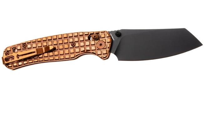 Afbeelding voor Bestechman Cicada's Wing BMK06-S-4 Black PVD 10Cr15MoV, Bronze PVD Stainless Steel, zakmes