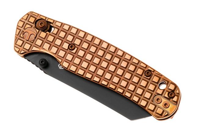 Afbeelding voor Bestechman Cicada's Wing BMK06-S-4 Black PVD 10Cr15MoV, Bronze PVD Stainless Steel, zakmes