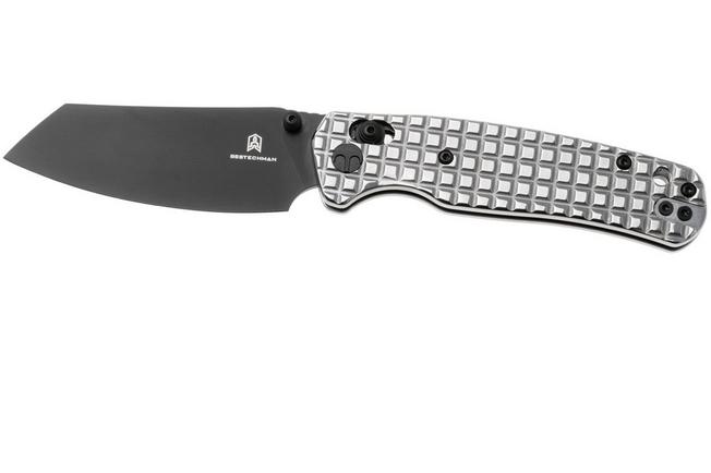 Afbeelding voor Bestechman Cicada's Wing BMK06-S-6 Black PVD 10Cr15MoV, Polished Stainless Steel, zakmes