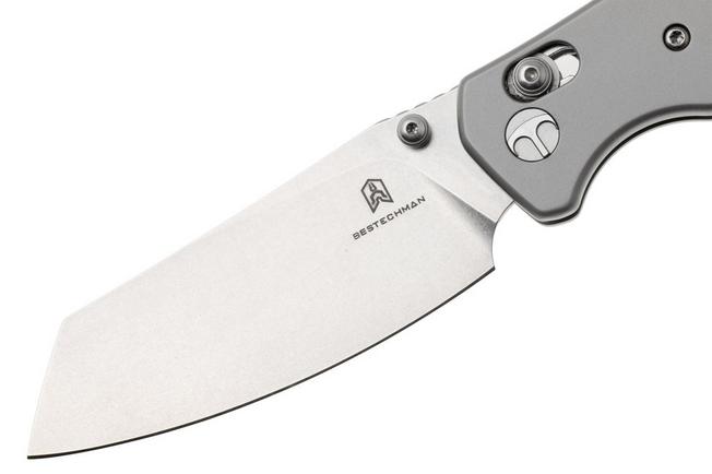 Afbeelding voor Bestechman Cicada's Wing BMK06-S-7 Stonewash 10Cr15MoV, Bead Blasted Stainless Steel, zakmes