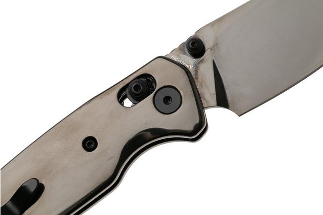 Afbeelding voor Bestechman Cicada's Wing BMK06-S-8 Polished DLC 10Cr15MoV, Mirrored DLC Stainless Steel, zakmes