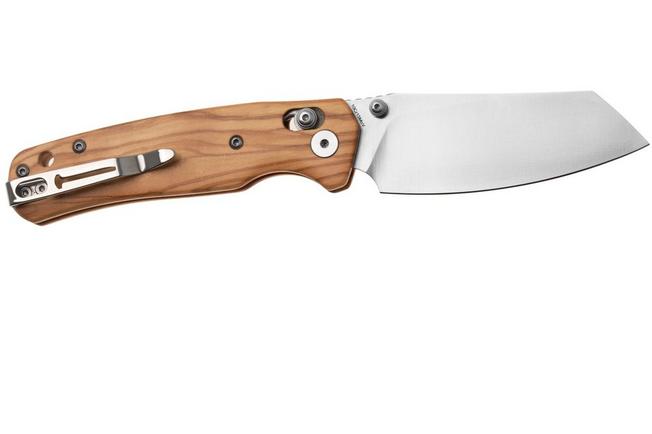 Afbeelding voor Bestechman Cicada's Wing BMK06-W-1 Satin 10Cr15MoV, Olive, zakmes