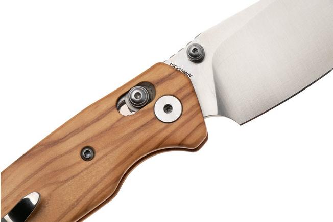 Afbeelding voor Bestechman Cicada's Wing BMK06-W-1 Satin 10Cr15MoV, Olive, zakmes