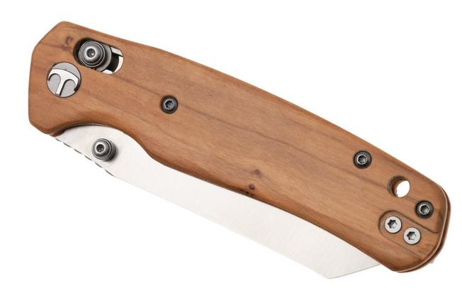 Afbeelding voor Bestechman Cicada's Wing BMK06-W-1 Satin 10Cr15MoV, Olive, zakmes