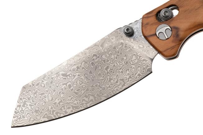 Afbeelding voor Bestechman Cicada's Wing BMK06-W-2 Damascus, Olive, zakmes
