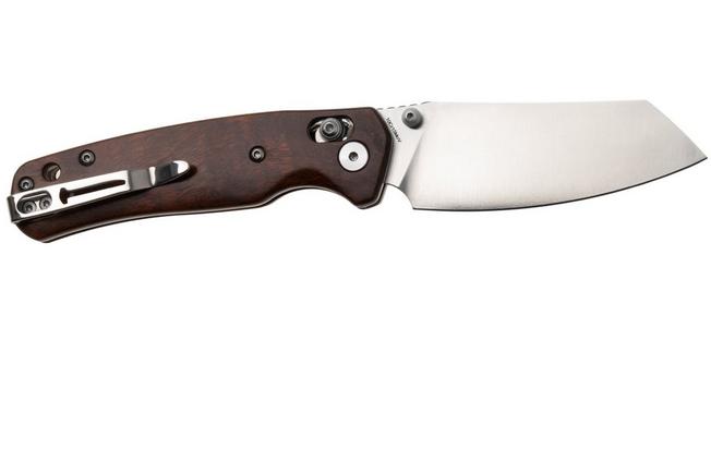 Afbeelding voor Bestechman Cicada's Wing BMK06-W-3 Satin 10Cr15MoV, Desert Ironwood, zakmes