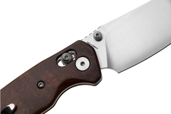Afbeelding voor Bestechman Cicada's Wing BMK06-W-3 Satin 10Cr15MoV, Desert Ironwood, zakmes
