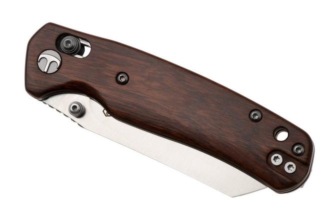 Afbeelding voor Bestechman Cicada's Wing BMK06-W-3 Satin 10Cr15MoV, Desert Ironwood, zakmes