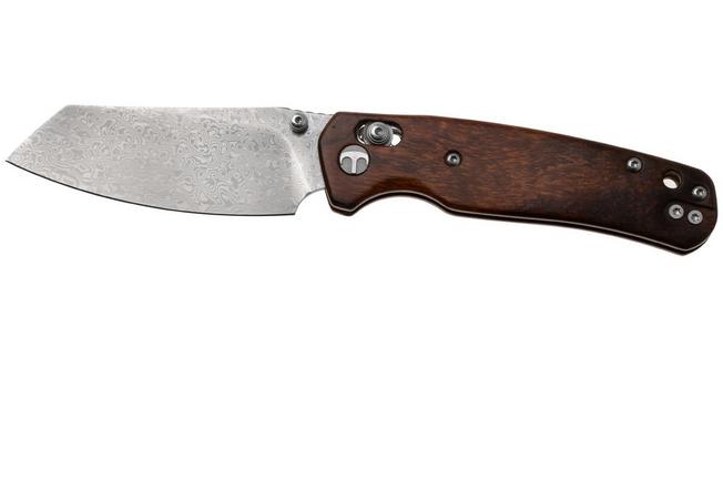 Afbeelding voor Bestechman Cicada's Wing BMK06-W-4 Damascus, Desert Ironwood, zakmes