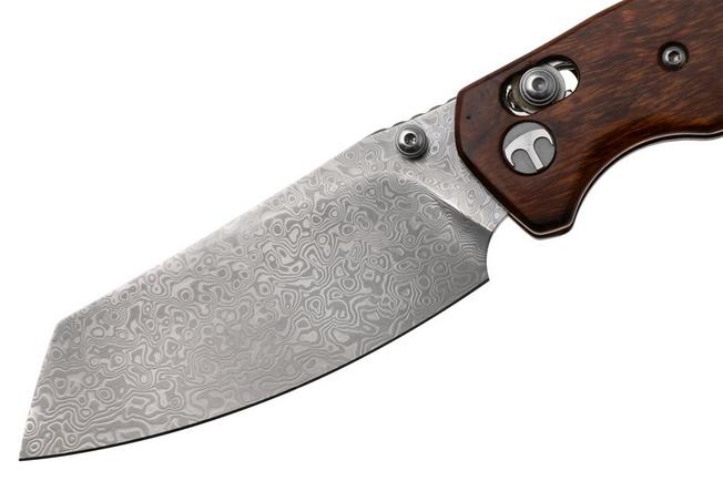 Afbeelding voor Bestechman Cicada's Wing BMK06-W-4 Damascus, Desert Ironwood, zakmes
