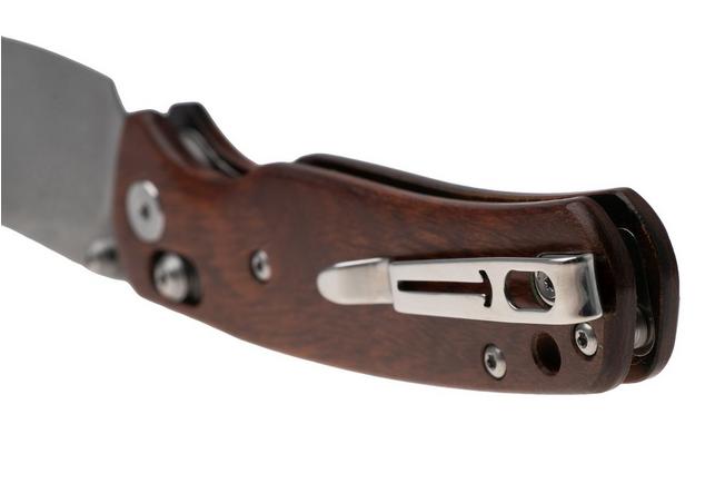 Afbeelding voor Bestechman Cicada's Wing BMK06-W-4 Damascus, Desert Ironwood, zakmes