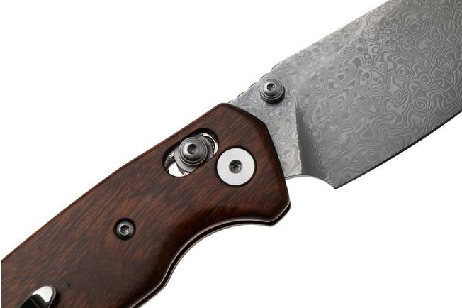 Afbeelding voor Bestechman Cicada's Wing BMK06-W-4 Damascus, Desert Ironwood, zakmes