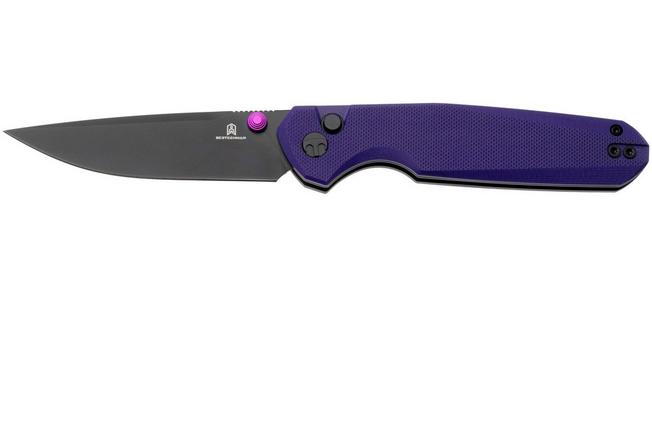 Afbeelding voor Bestechman Velix BMK07F PBD 14C28N, Purple G10, zakmes, Ostap Hel design