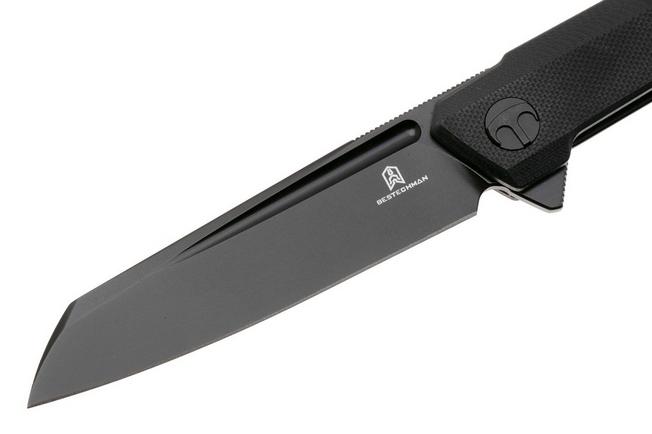 Afbeelding voor Bestech Dundee Sheepfoot BMK09E PVD D2, Black G10, zakmes