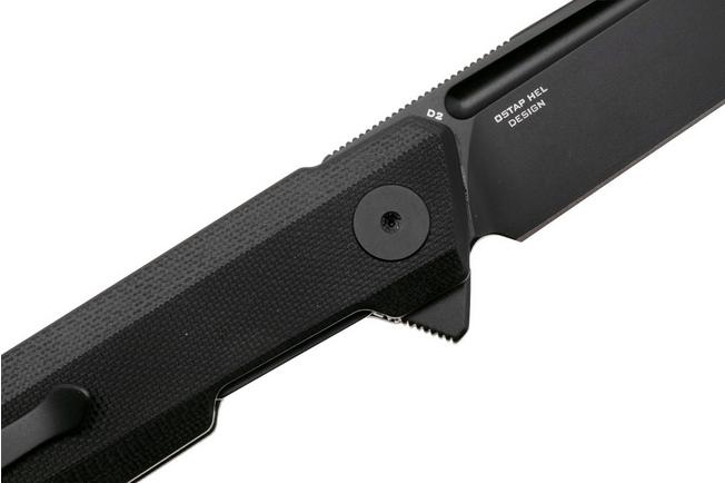 Afbeelding voor Bestech Dundee Sheepfoot BMK09E PVD D2, Black G10, zakmes
