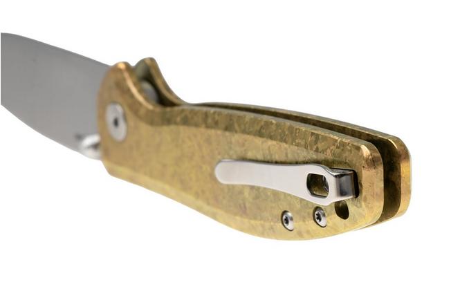 Afbeelding voor Bestechman Goodboy Jr. BMK10K Satin CPM Magnacut, Bronze Crystallized Titanium, zakmes