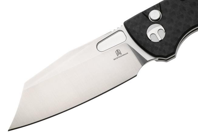 Afbeelding voor Bestechman Guardian BMK11B Satin D2, Black G10, zakmes