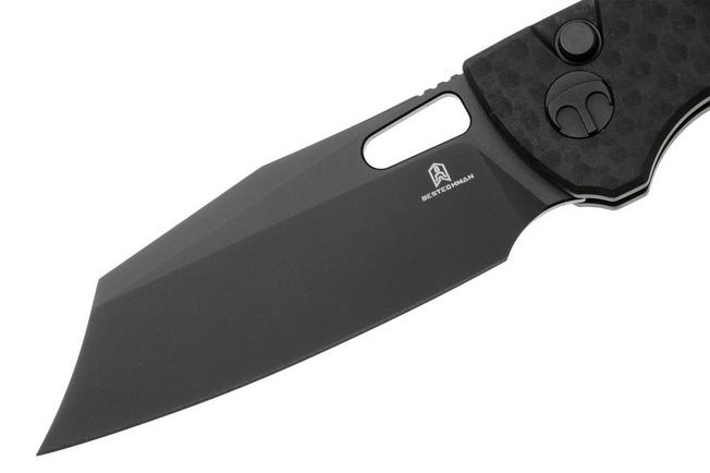 Afbeelding voor Bestechman Guardian BMK11E Black PVD D2, Black G10, zakmes