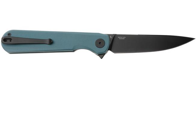 Afbeelding voor Bestechman Flick BMK13F PVD D2, Grey G10, zakmes, Ostap Hel design