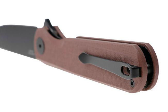 Afbeelding voor Bestechman Flick BMK13G PVD D2, Brown G10, zakmes, Ostap Hel design
