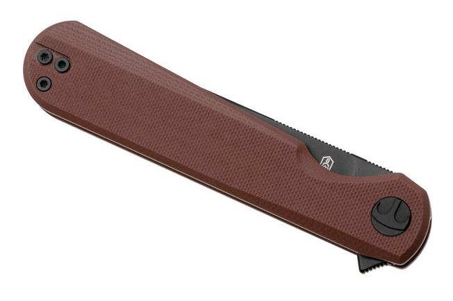 Afbeelding voor Bestechman Flick BMK13G PVD D2, Brown G10, zakmes, Ostap Hel design