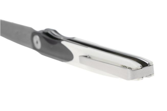 Afbeelding voor Bestechman Lanza BMK14-D-1 Damascus, Black White G10, zakmes, Grzegorz Grabarski design