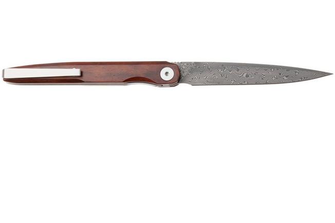 Afbeelding voor Bestechman Lanza BMK14-D-3 Damascus, Rosewood, zakmes, Grzegorz Grabarski design