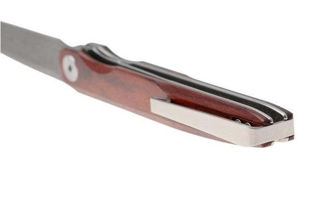 Afbeelding voor Bestechman Lanza BMK14-D-3 Damascus, Rosewood, zakmes, Grzegorz Grabarski design