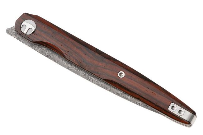 Afbeelding voor Bestechman Lanza BMK14-D-3 Damascus, Rosewood, zakmes, Grzegorz Grabarski design