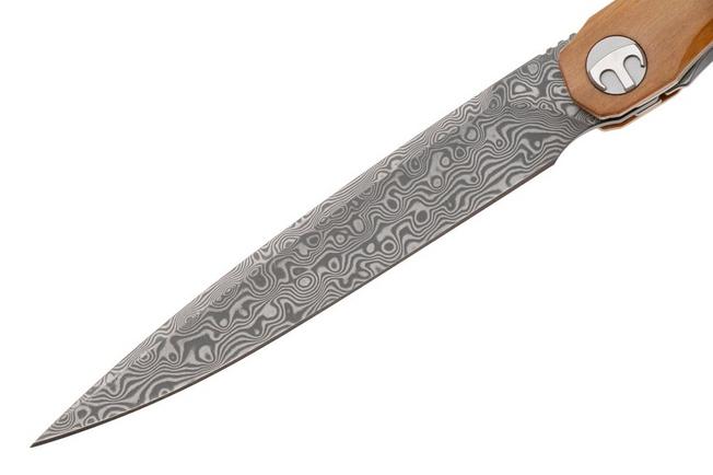 Afbeelding voor Bestechman Lanza BMK14-D-4 Damascus, Olive, zakmes, Grzegorz Grabarski design