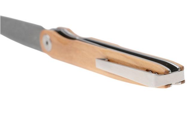 Afbeelding voor Bestechman Lanza BMK14-D-4 Damascus, Olive, zakmes, Grzegorz Grabarski design