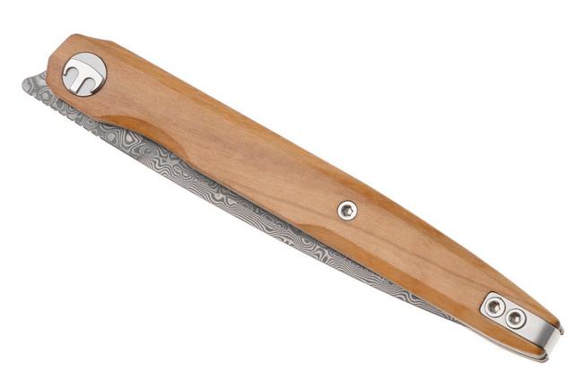 Afbeelding voor Bestechman Lanza BMK14-D-4 Damascus, Olive, zakmes, Grzegorz Grabarski design