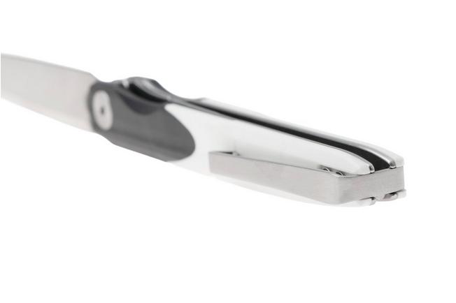 Afbeelding voor Bestechman Lanza BMK14A Satin 14C28N, Black White G10, zakmes, Kombou design