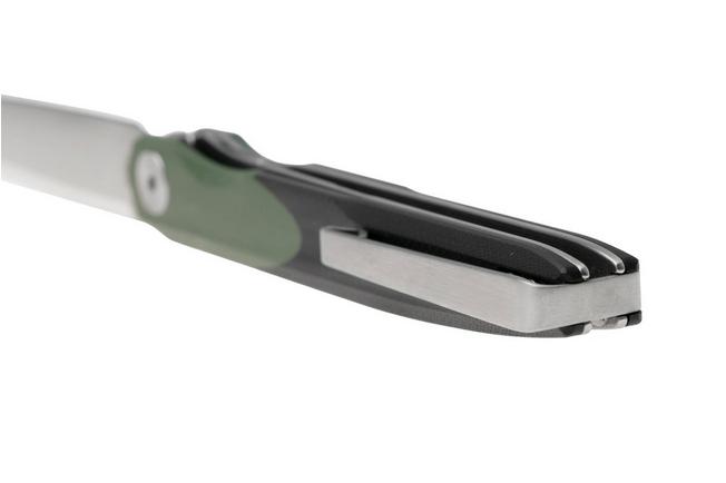 Afbeelding voor Bestechman Lanza BMK14C Satin 14C28N, OD Green Black G10, zakmes, Kombou design