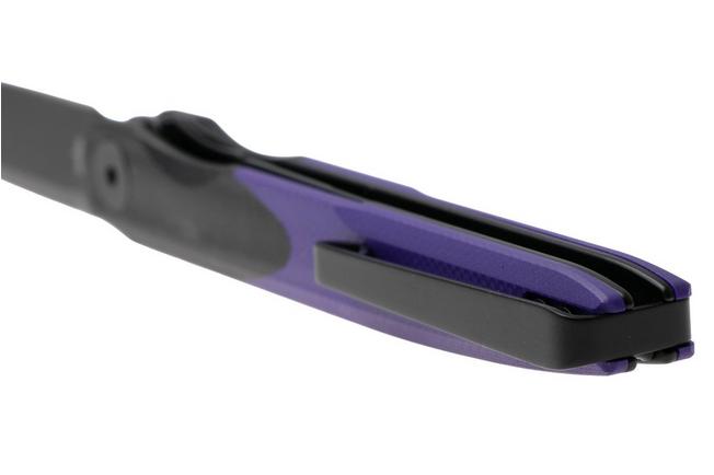 Afbeelding voor Bestechman Lanza BMK14E PVD 14C28N, Black Purple G10, zakmes, Kombou design