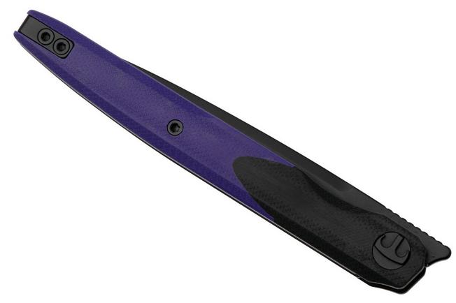 Afbeelding voor Bestechman Lanza BMK14E PVD 14C28N, Black Purple G10, zakmes, Kombou design