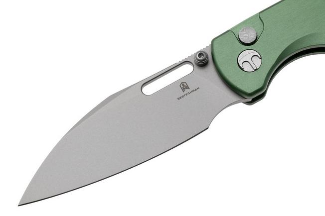 Afbeelding voor Bestechman Vector BMK15C Baad Blasted D2, Green Aluminium, zakmes