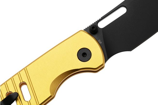 Afbeelding voor Bestechman Vector BMK15E PVD D2, Gold Aluminium, zakmes