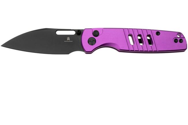 Afbeelding voor Bestechman Vector BMK15F PVD D2, Purple Aluminium, zakmes