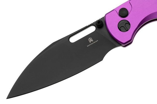 Afbeelding voor Bestechman Vector BMK15F PVD D2, Purple Aluminium, zakmes