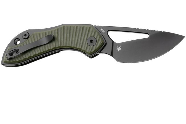 Afbeelding voor Bestechman Triassic BMK17D Black PVD 14C28N, OD Green G10, zakmes, Denis Simonutti design