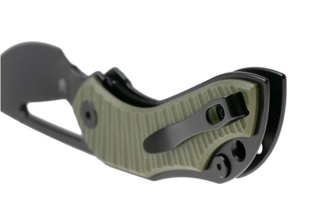 Afbeelding voor Bestechman Triassic BMK17D Black PVD 14C28N, OD Green G10, zakmes, Denis Simonutti design