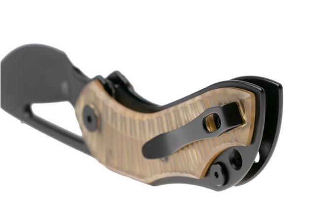 Afbeelding voor Bestechman Triassic BMK17E Satin 14C28N, Clear Ultem, zakmes, Denis Simonutti design