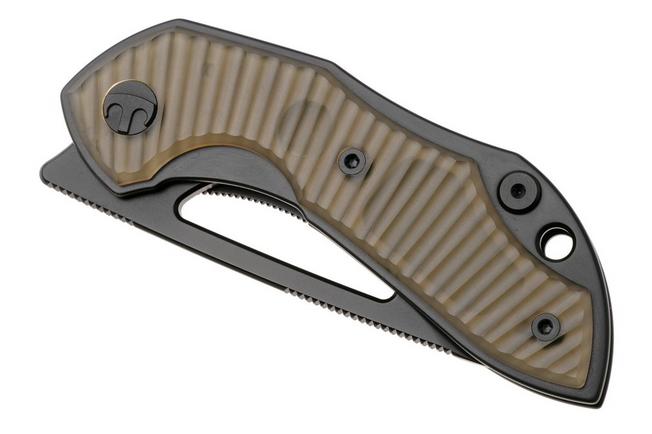 Afbeelding voor Bestechman Triassic BMK17E Satin 14C28N, Clear Ultem, zakmes, Denis Simonutti design